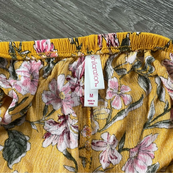 Xhiliration Floral Romper - M - Picture 4 of 5
